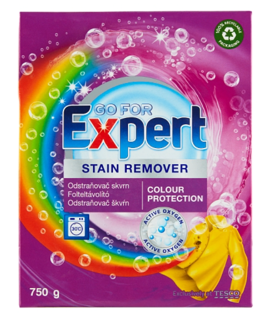 Stain remover colour protection powder