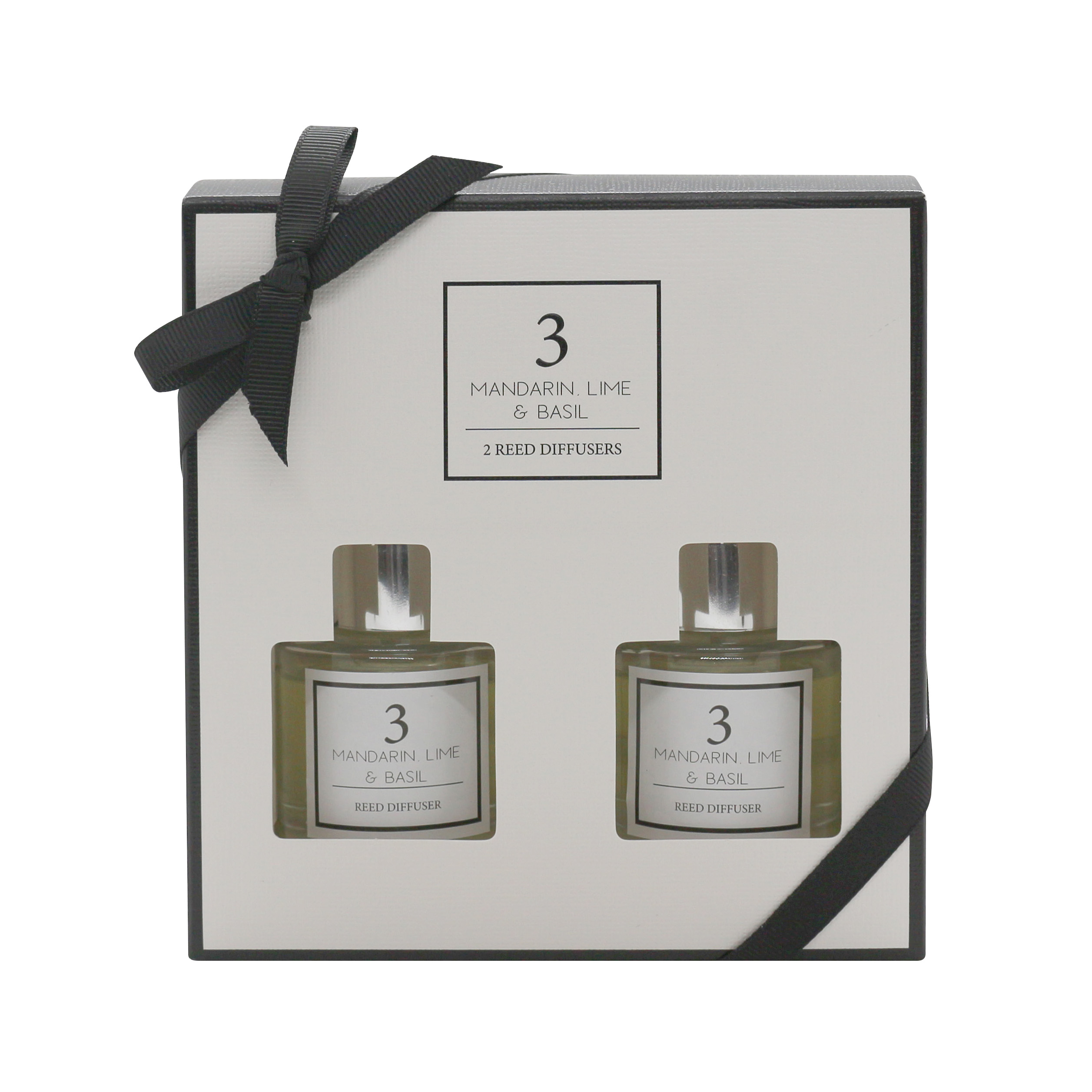 Tesco Timeless 2Pk Diffuser 40ml - Mandarin, Lime & Basil