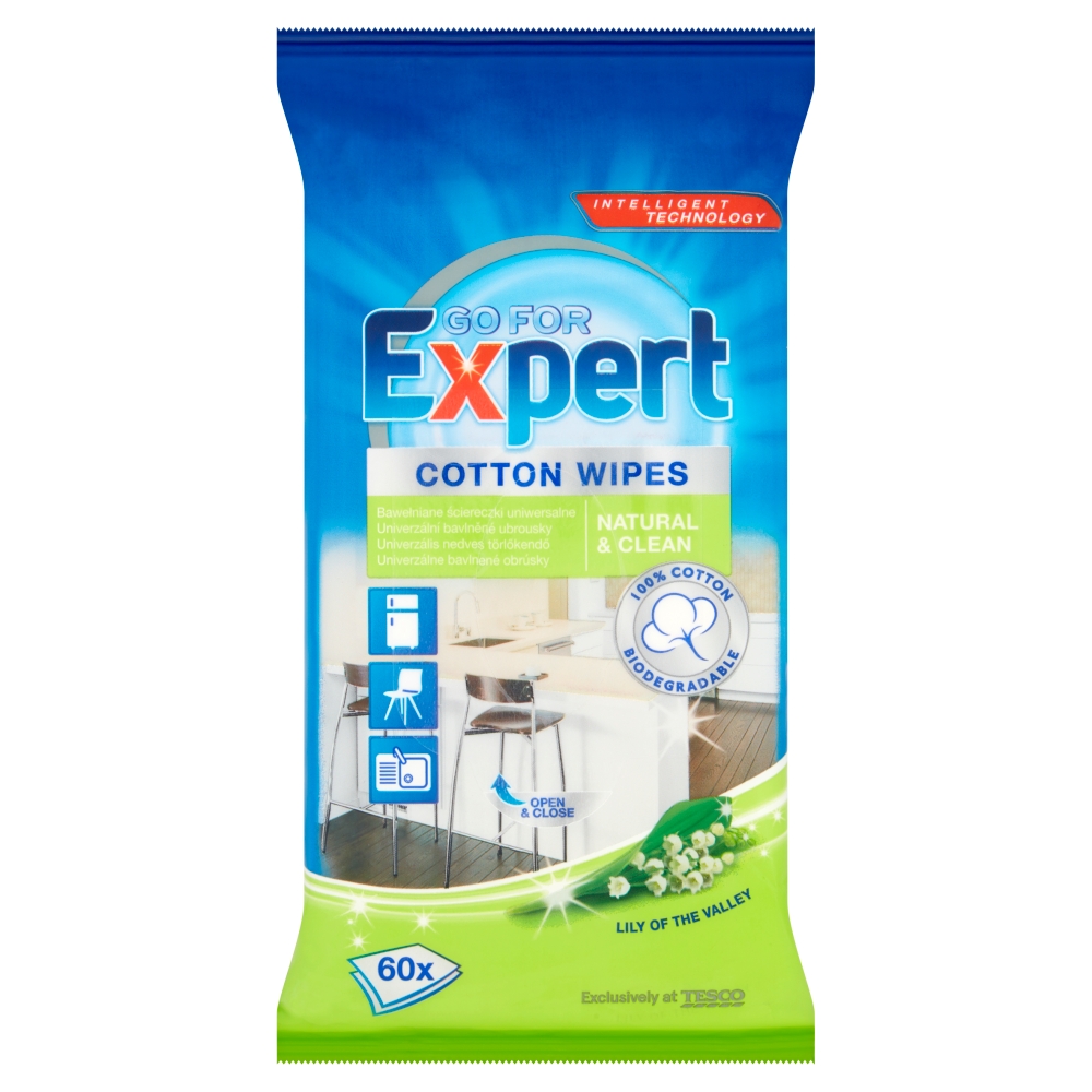 Go For Expert Universal  wipes - Lily of the Valley  60 pcs