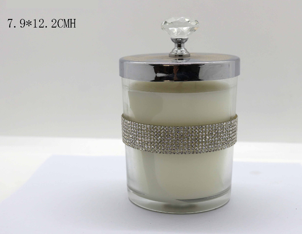 Fox & Ivy Sparkle Candle with Lid-  Silver Birch and Cedar 160g