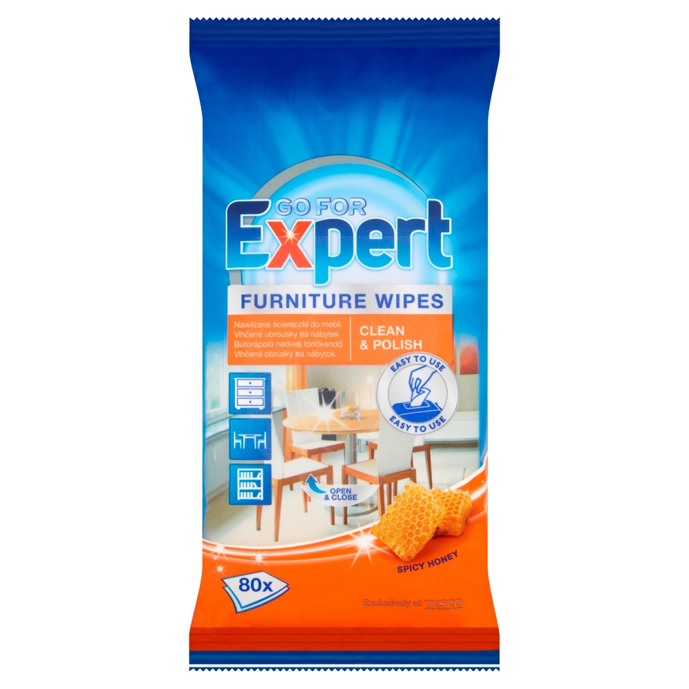 Go For Expert Furniture wipes Spicy Honey 80 pcs