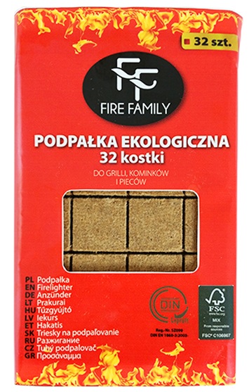 Firelighter "FF 32 pcs" – in the foil