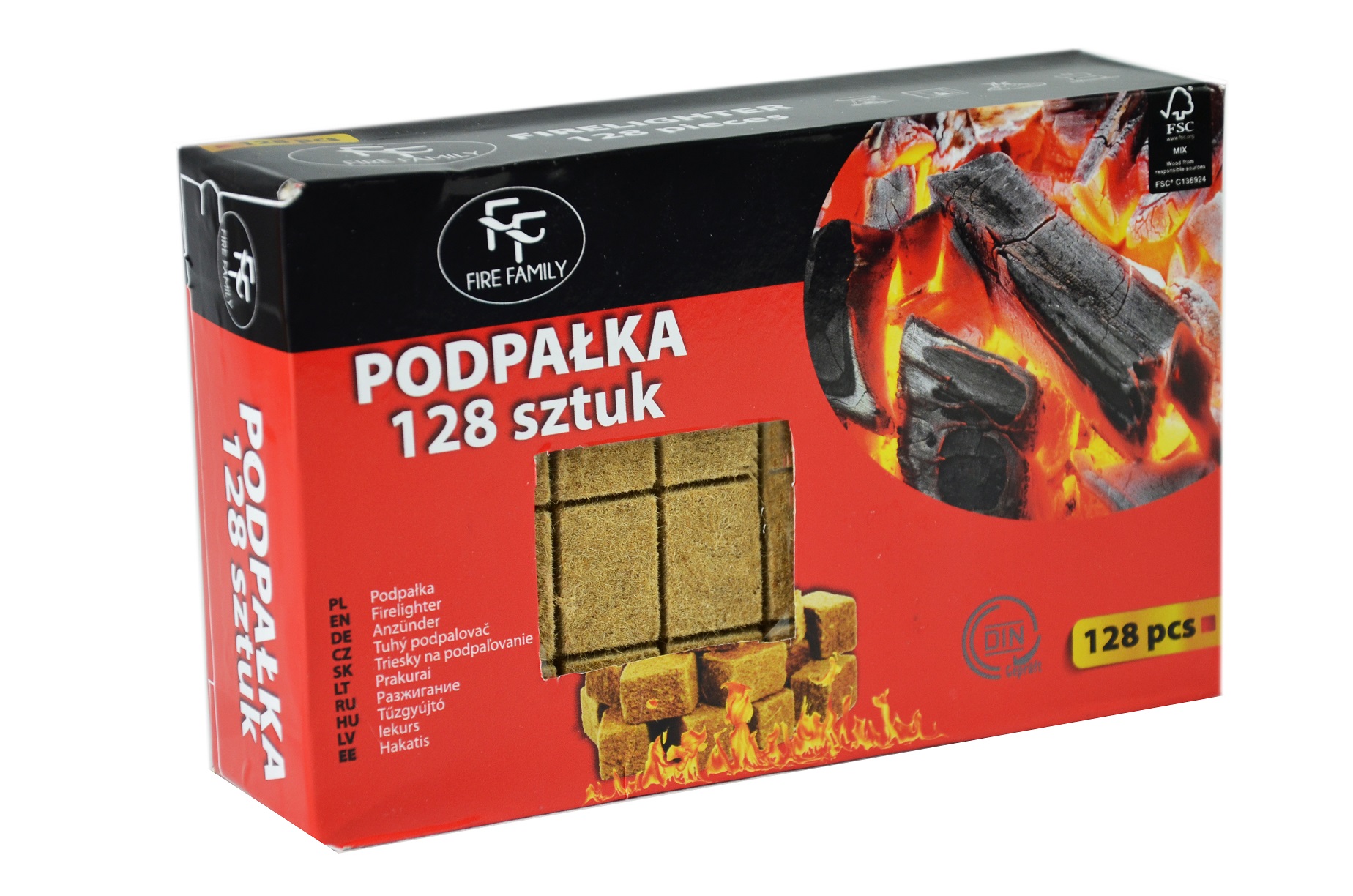 Firelighter "FF 128 pcs" – box