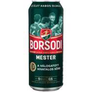 Borsodi Mester dobozos sör