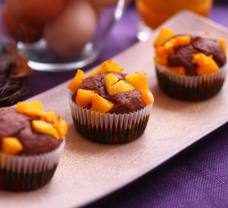 Barackos-csokoládés muffin