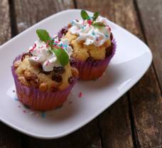 Mazsolás-mogyorós muffin