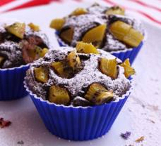 Kiwis-csokoládés muffin