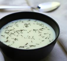 Kakukkfűves burgonya leves