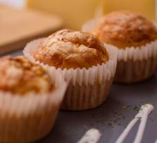 Sajtos-burgonyás muffin