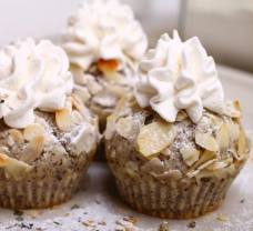 Mákos-mandulás muffin