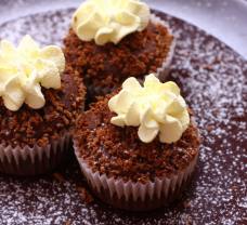 Gesztenyés, duplán csokis muffin