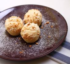 Kókuszos-mogyorós muffin