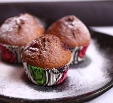 Joghurtos-meggyes muffin