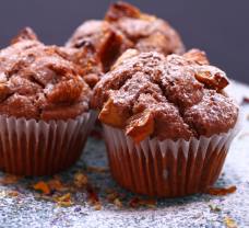 Csokis-fügés muffin