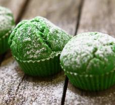 Mandulás színes muffin