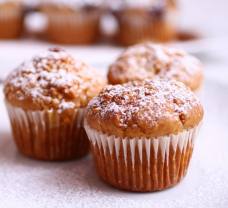 Fehércsokis muffin
