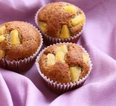 Mákos-ananszos muffin